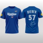 2025 Blue Jays Justin Bieber #57 World Series Shirt
