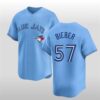 2025 Blue Jays Justin Bieber Shane Bieber 57 Jersey 2