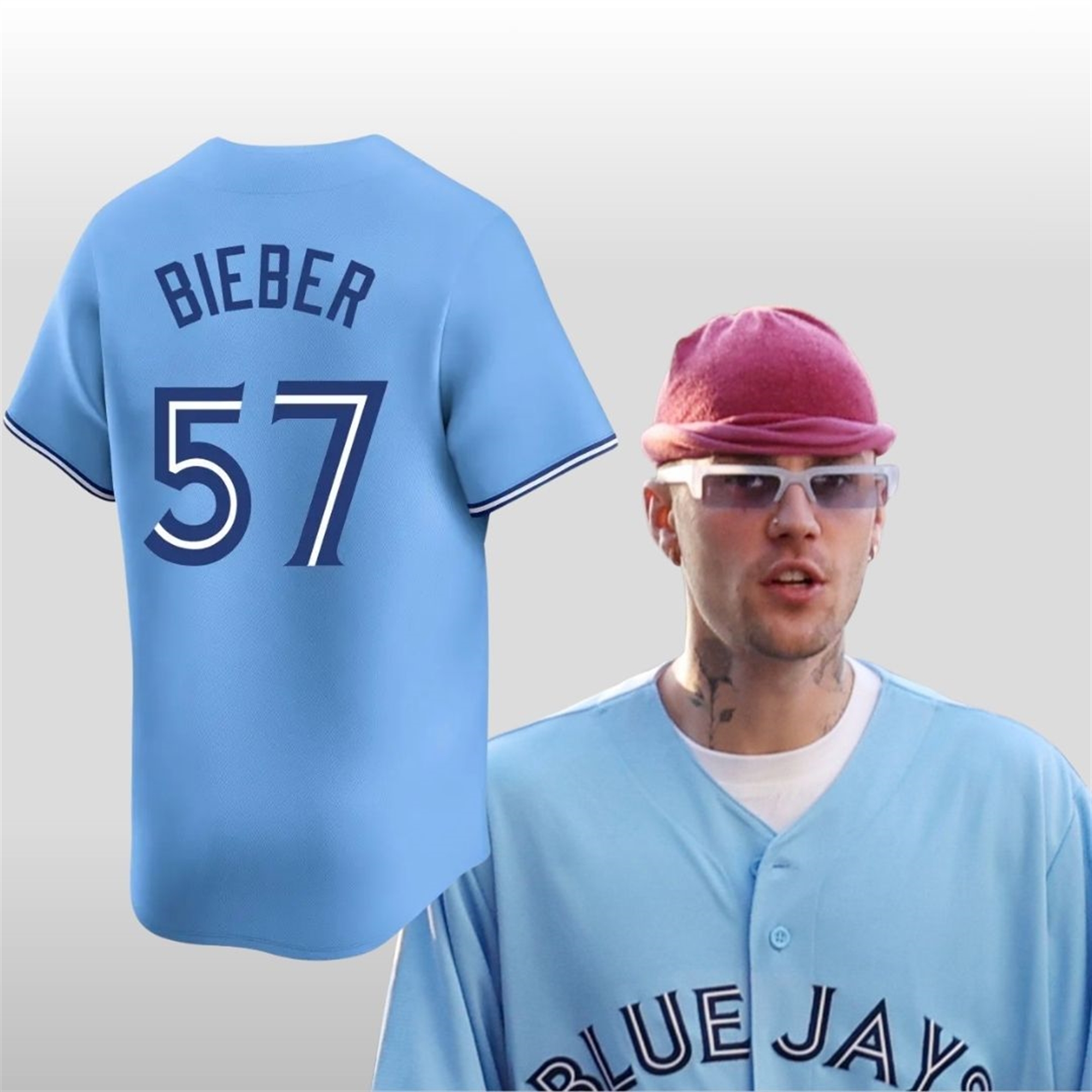 2025-Blue-Jays-Justin-Bieber-Shane-Bieber-57-Jersey 2025 Blue Jays Justin Bieber Shane Bieber 57 Jersey