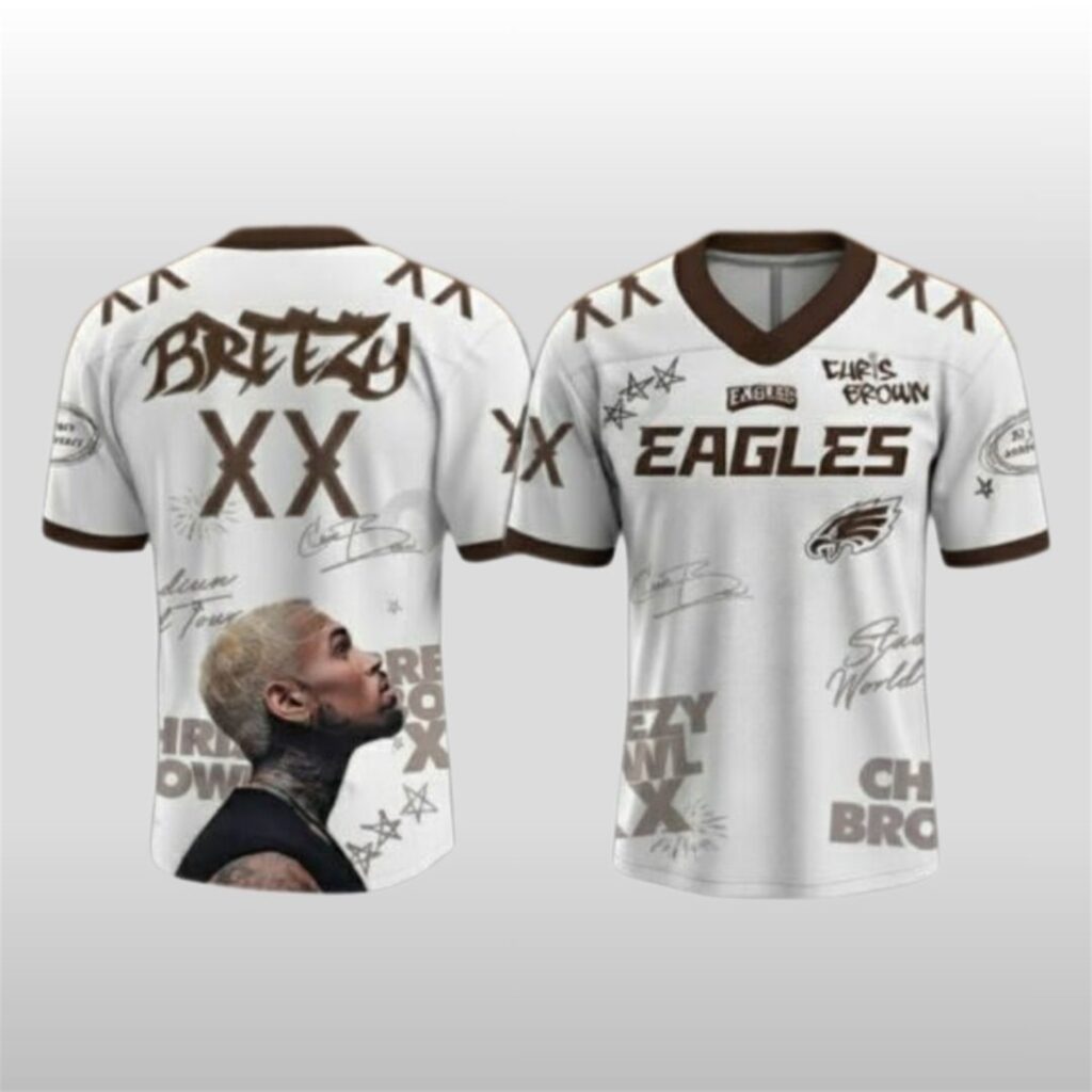 2025 Chris Brown Breezy Bowl XX World Tour Jersey 3 2025 Chris Brown Breezy Bowl XX World Tour Jersey