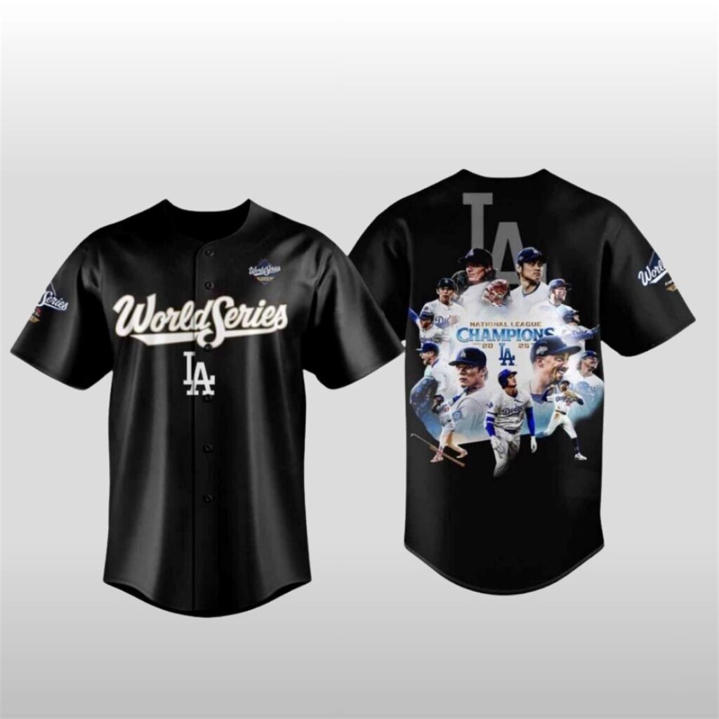 2025 Dodgers World Series National League Champions Jersey