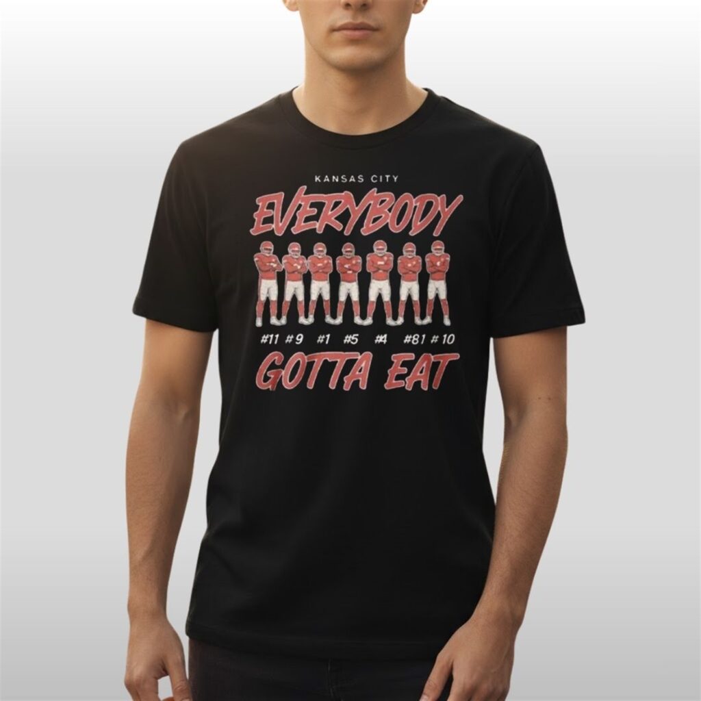 2025 KC Chiefs Rashee Rice Everybody Gotta Eat Shirt
