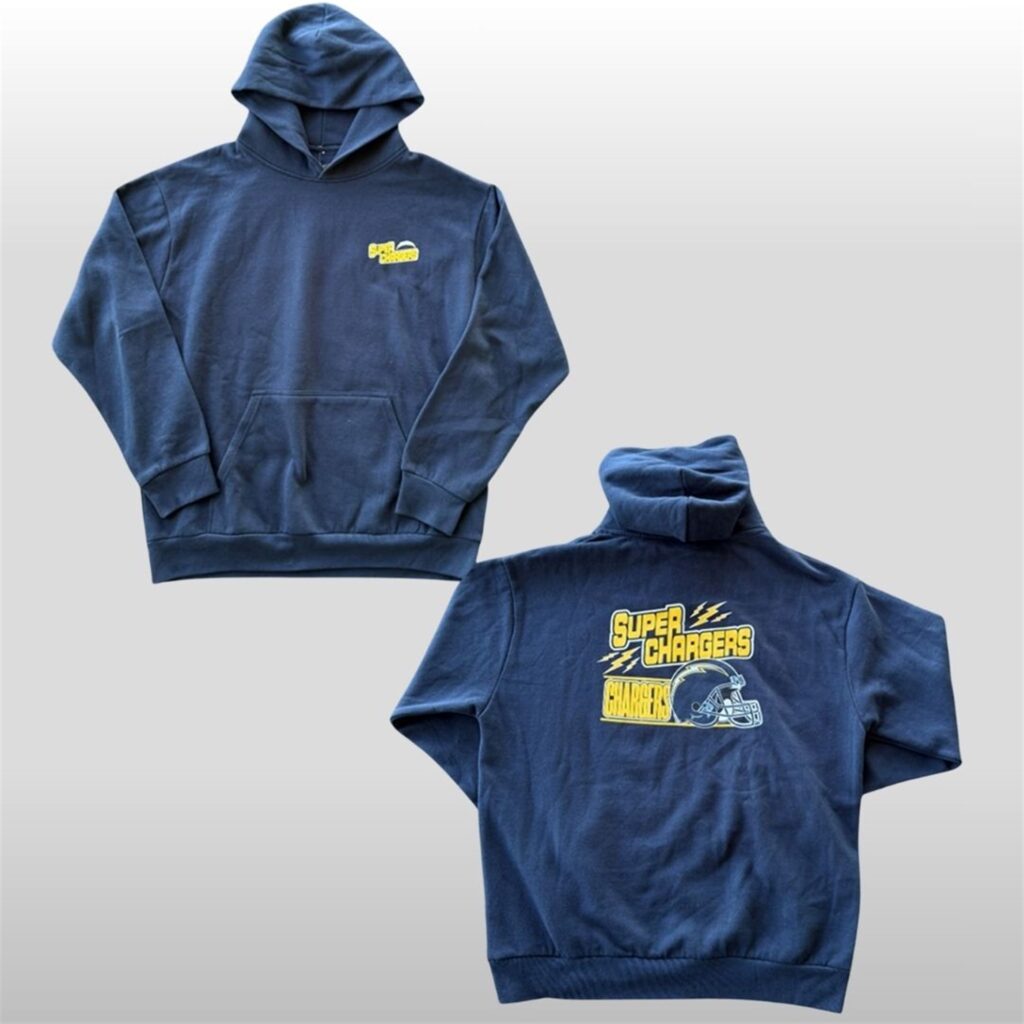 2025 LA Chargers Super Chargers Hoodie 8 2025 LA Chargers Super Chargers Hoodie