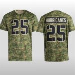 2025 Miami Hurricanes Military Camo Jersey