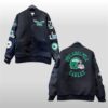 2025 Phillies Eagles Black Out Varsity Jacket