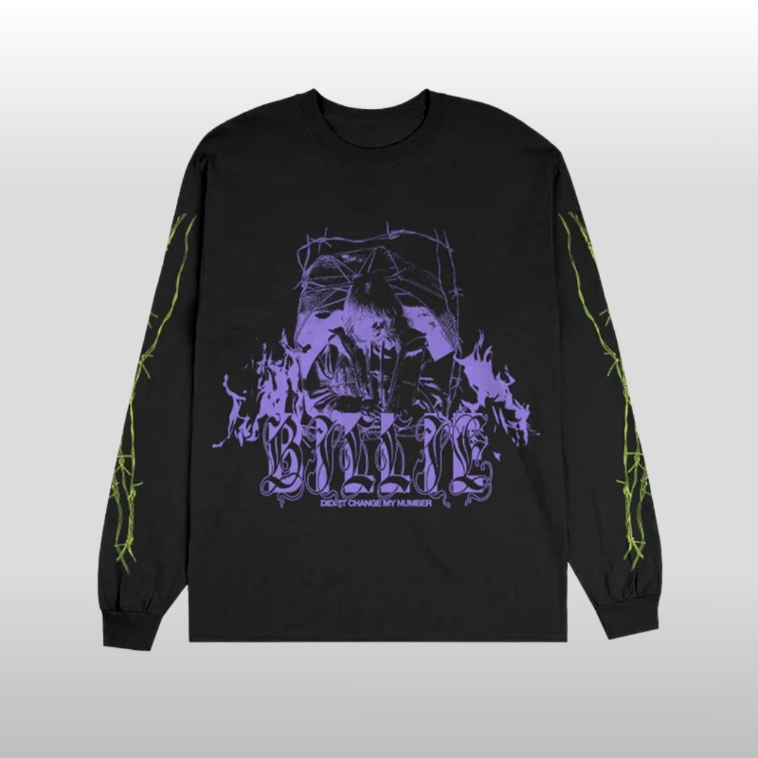 Billie-Eilish-Didnt-Change-My-Number-Longsleeve-Shirt Billie Eilish Didn't Change My Number Longsleeve Shirt