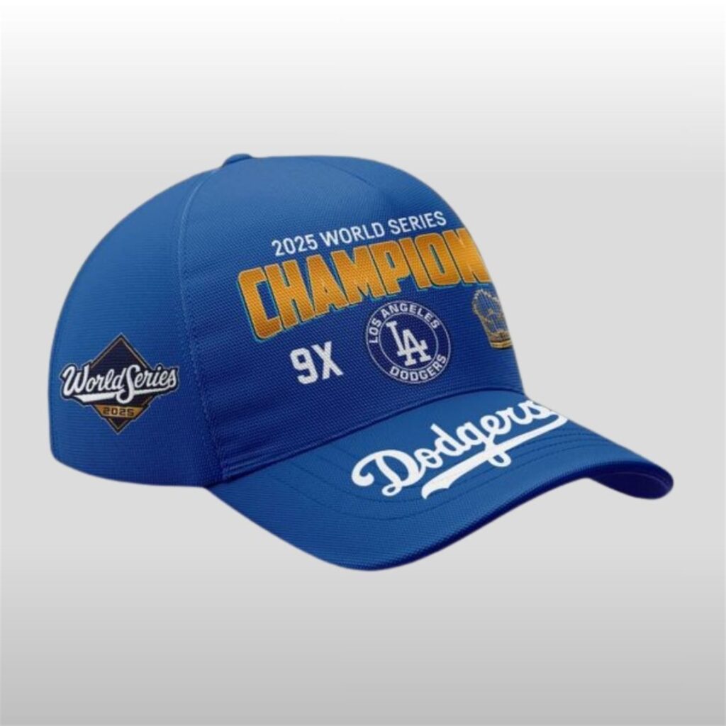 LA Dodgers 9X 2025 World Series Champions Hat 2 LA Dodgers 9X 2025 World Series Champions Hat
