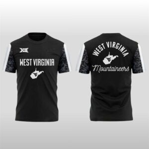 West Virginia Football Charcoal Black Suit Shirt