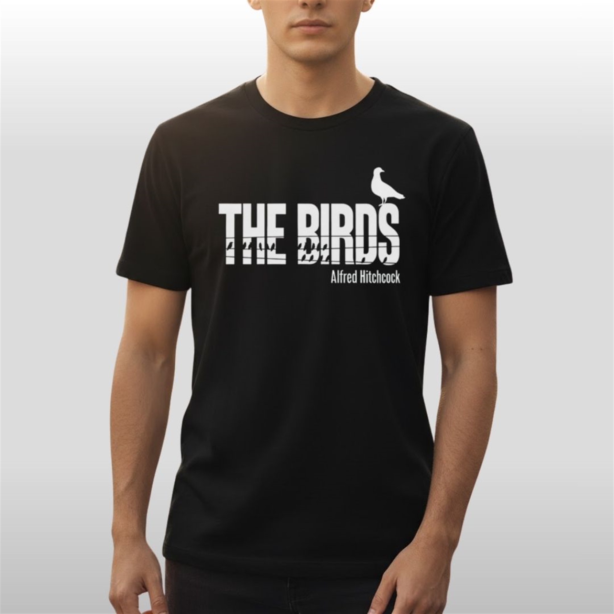 The-Birds-Alfred-Hitchcock-Retro-Horror-Movie-Shirt The Birds Alfred Hitchcock Retro Horror Movie Shirt