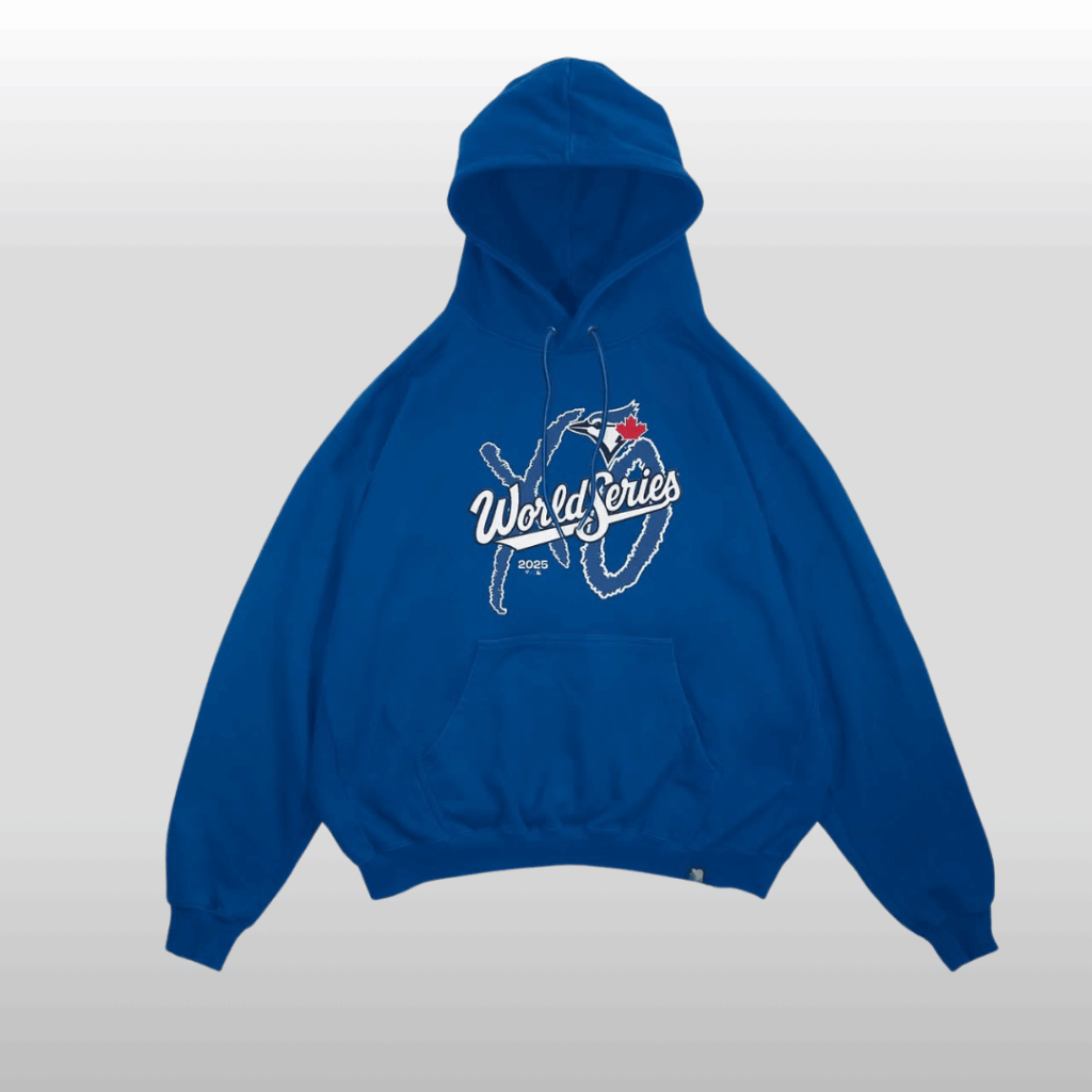 The Weeknd Blue Jays World Series XO Hoodie 2 The Weeknd Blue Jays World Series XO Hoodie