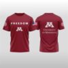 University Of Minnesota Charlie Kirk Freedom Shirt