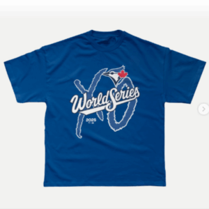 The Weeknd Blue Jays World Series XO Shirt