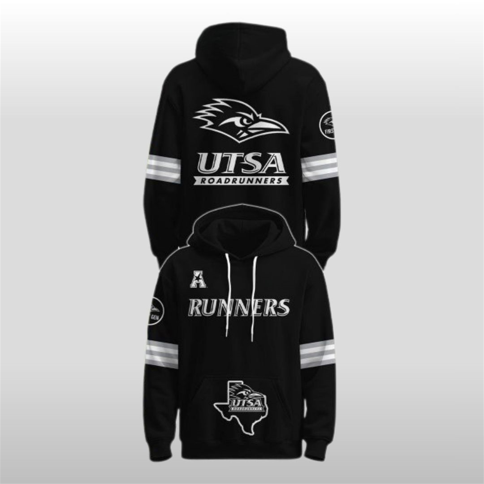 2025-UTSA-Roadrunners-Back-In-Black-Dard-Mode-Hoodie 2025 UTSA Roadrunners Back In Black Dard Mode Hoodie