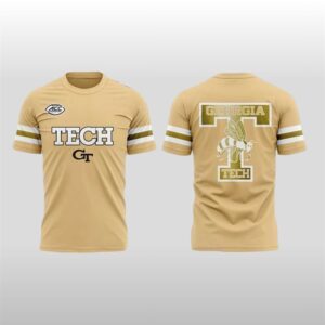 Georgia Tech Football Sting Em Gold Shirt