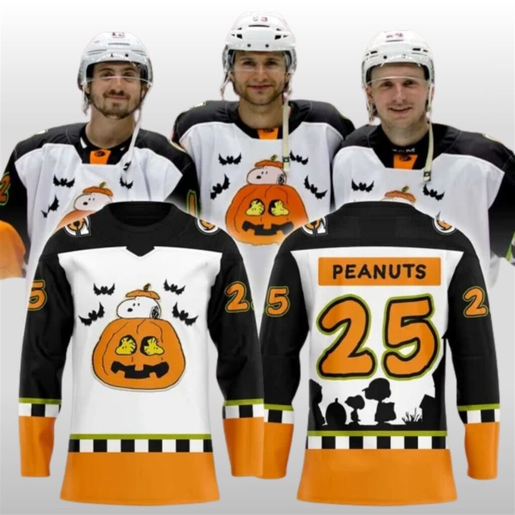 Cincinnati Cyclones Peanuts Halloween 2025 Hockey Jersey 7 Cincinnati Cyclones Peanuts Halloween 2025 Hockey Jersey