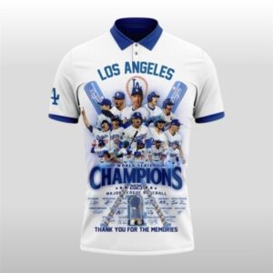 2025 Dodgers World Series Champions Polo Shirt