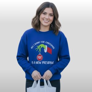 Mark Kelly All I Want For Christmas Is A New President Sweatshirt