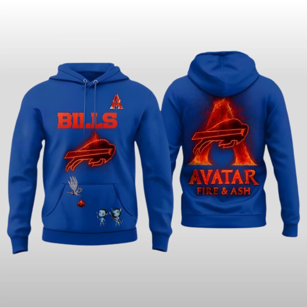 2025 Bills Avatar Fire and Ash Hoodie