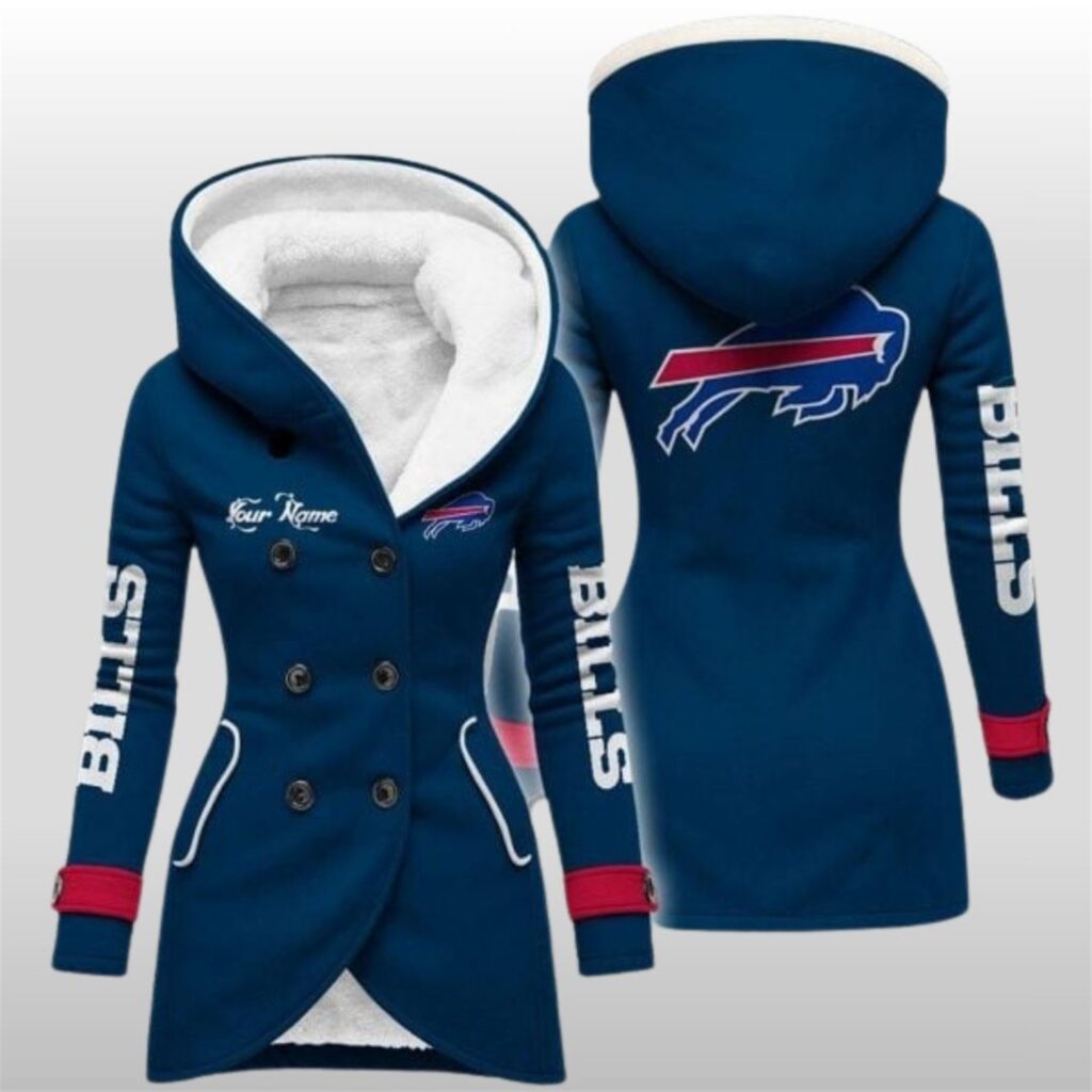 2025 Bills Long Hooded Fleece Jacket 4 2025 Bills Long Hooded Fleece Jacket
