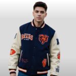 2025 Chicago Bears By Golf Varsity Jacket