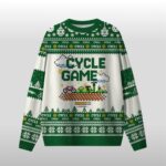 2025 Christmas Cycle Game Ugly Sweater