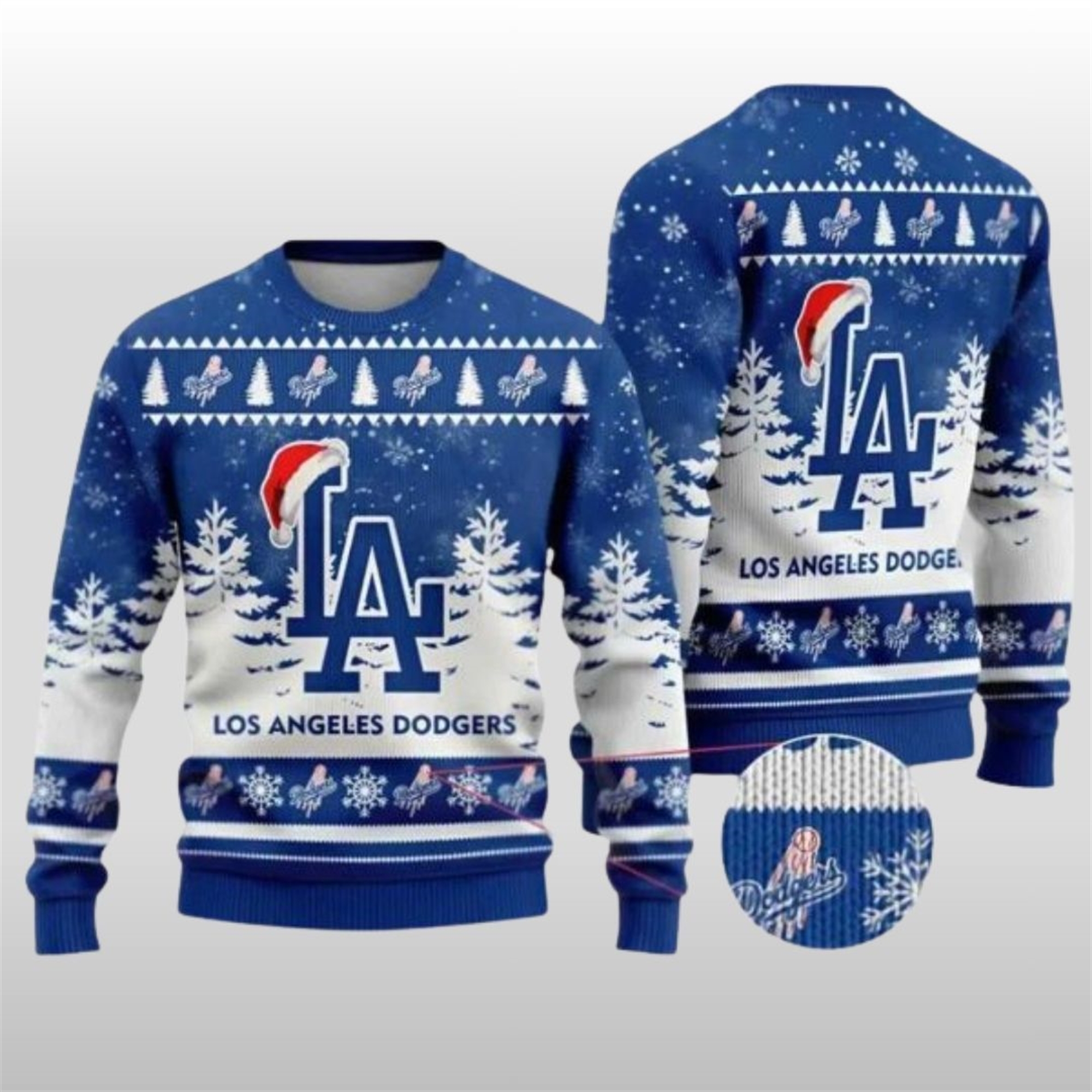 2025-Christmas-Dodgers-Special-Ugly-Sweater 2025 Christmas LA Dodgers Special Ugly Sweater
