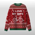 2025 Christmas I Love When My Wife Lets Me By Another Bike Ugly Sweater