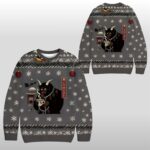 2025 Christmas Krampus Christmas Naughty List Ugly Sweater
