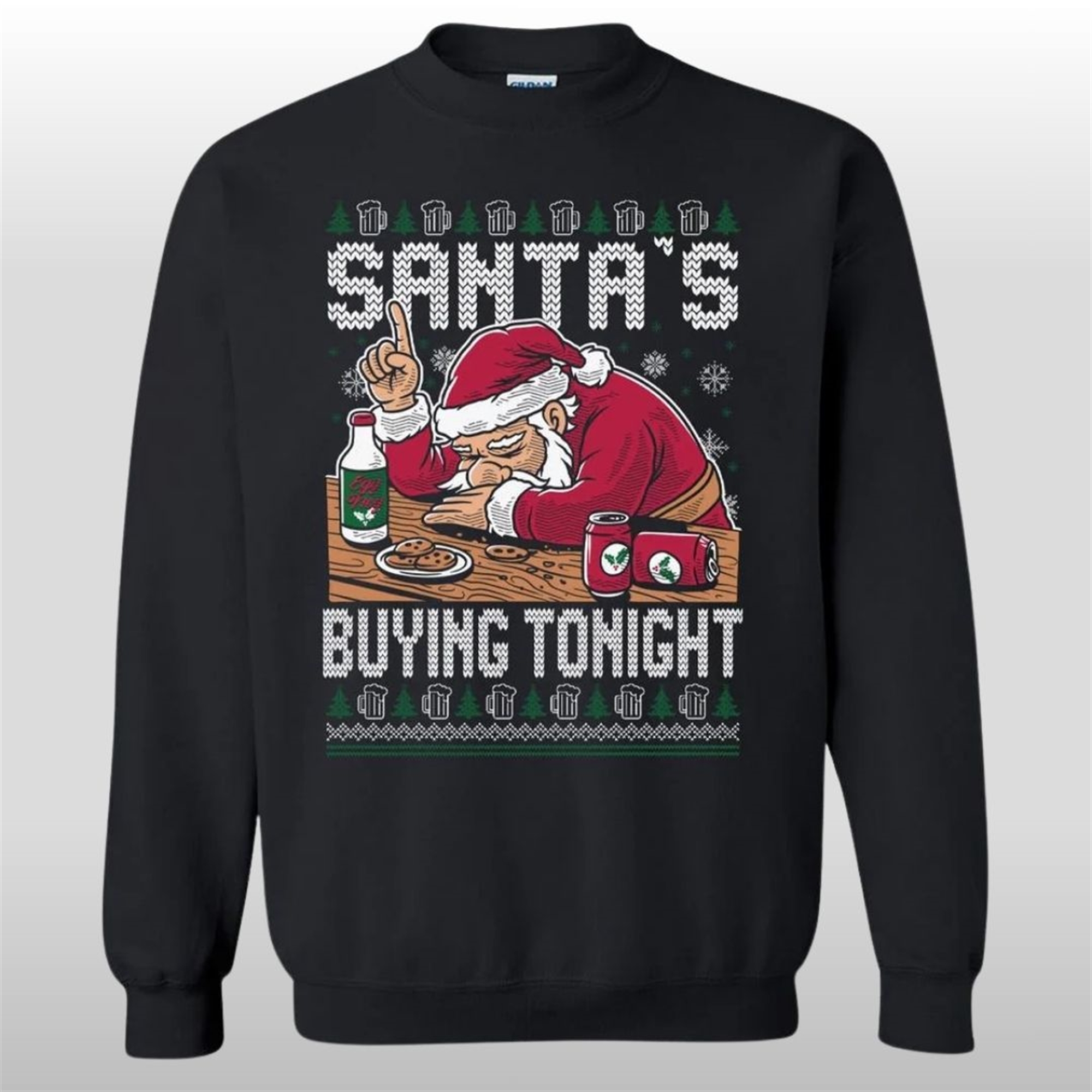 2025 Christmas Santa's Buying Tonight Ugly Sweater 2025 Christmas Santa's Buying Tonight Ugly Sweater