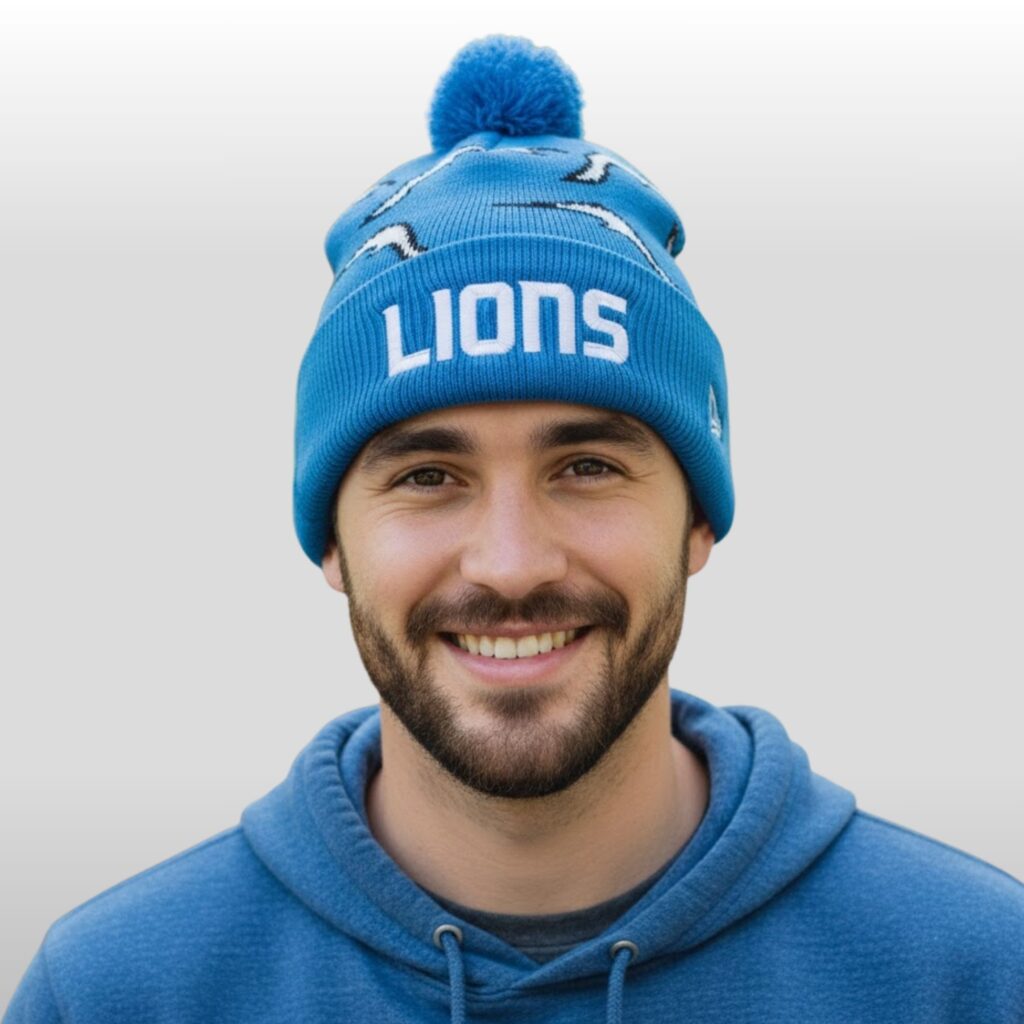 2025 Detroit Lions By Golf Beanie Hat