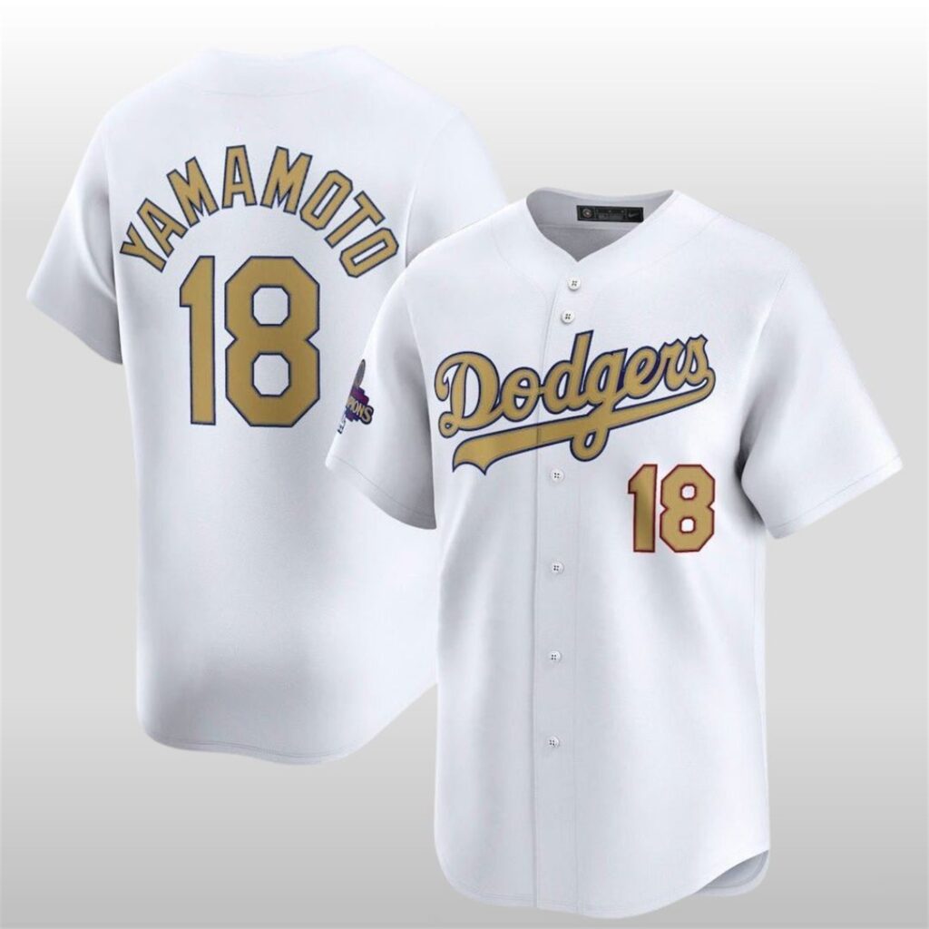 2025 Dodgers Yoshinobu World Series Jersey - Zerelam