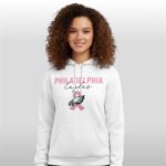 2025 Eagles Football In October We Wear Pink Hoodie