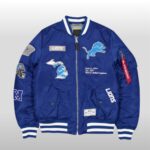 2025 Eminem Detroit Lions Bomber Jacket