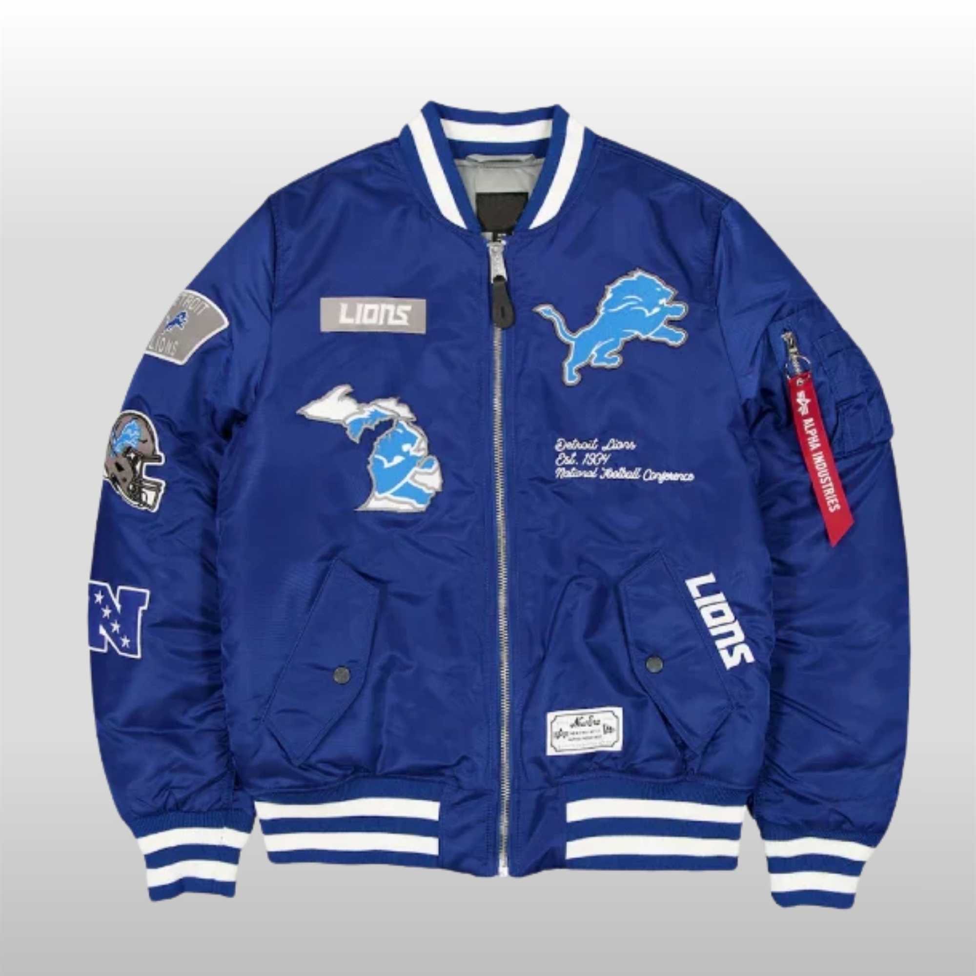 2025-Eminem-Detroit-Lions-Bomber-Jacket 2025 Eminem Detroit Lions Bomber Jacket