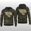 Show your pride with the 2025 Jaguars Salute to Service Camo Hoodie. Featuring a camo design and team logo, it’s the ultimate Jacksonville Jaguars military-themed camo pullover for fans.
