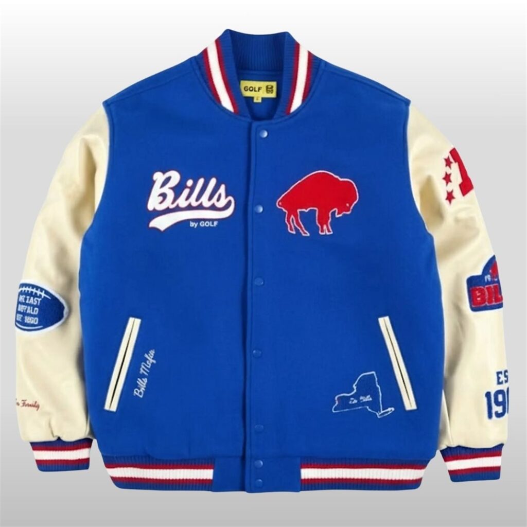 2025 James Cook Buffalo Bills By Golf Jacket 4 2025 James Cook Buffalo Bills By Golf Jacket