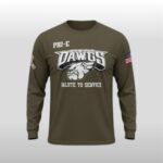 2025 Jason Kelce Phi E Hungry Dawgs Salute To Service Sweatshirt