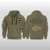 2025 Kansas City Chiefs Salute to Service Hoodie