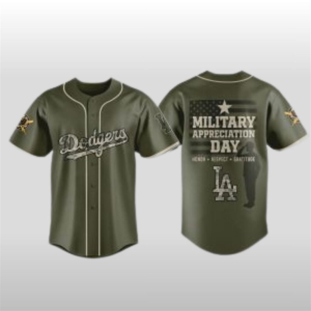2025 LA Dodgers Military Appreciation Day Jersey 6 2025 LA Dodgers Military Appreciation Day Jersey