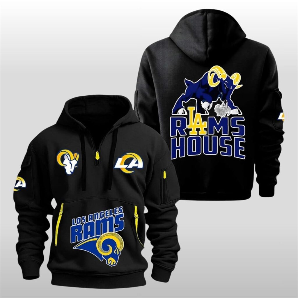 2025 Rams House Quarter Zip Hoodie 6 2025 Rams House Quarter Zip Hoodie
