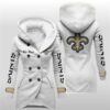 2025 Saints Long Hooded Fleece Jacket