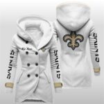 2025 Saints Long Hooded Fleece Jacket