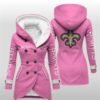 2025 Saints Long Hooded Fleece Jacket 2