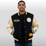 2025 Steelers By Golf Varsity Jacket