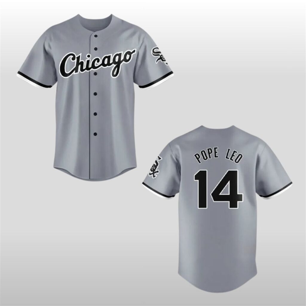 2025 White Sox Pope Leo XIV Baseball Jersey 1 2025 White Sox Pope Leo XIV Baseball Jersey