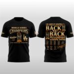2025 World Series Dodgers Win Back To Back Championships Shirt