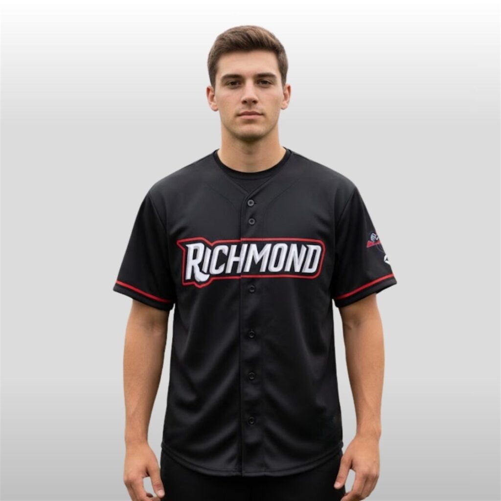 2026 Richmond Flying Squirrels Evoshield Black Jersey
