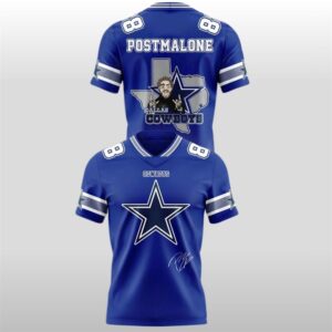 Dallas Cowboys x Post Malone Red Kettle Kickoff 2025 Football Jersey