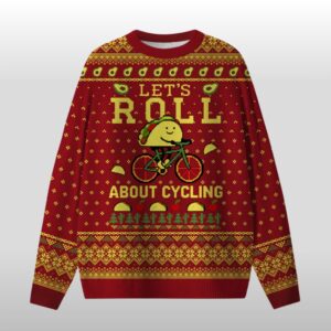 2025 Christmas Let's Roll About Cycling Ugly Sweater