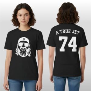 NY Jets 2025 Nick Mangold A True Jet 74 Shirt